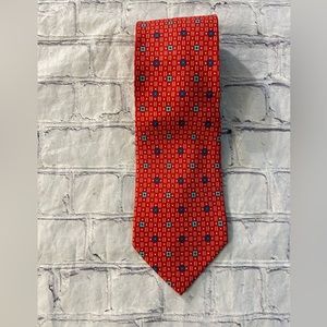 ETRO MILANO TED PATTERN SILK MENS TIE SATIN LINING